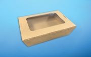 KRAFT PAPER CONTAINER 700 ML WITH WINDOW