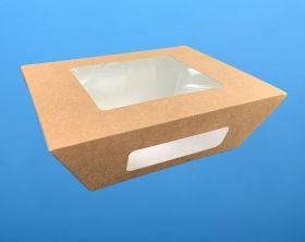KRAFT PAPER CONTAINER 100 ML WITH WINDOW