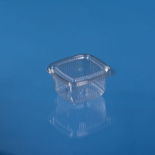 PET HINGED LID CONTAINER 375 ML
