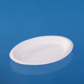 BIODEGRADABLE OVAL PLATE